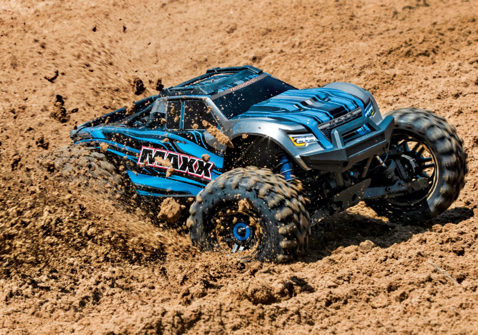 Радиоуправляемый монстр Traxxas Maxx 4WD RTR масштаб 1:10 2.4G - TRA89076-4-Bl