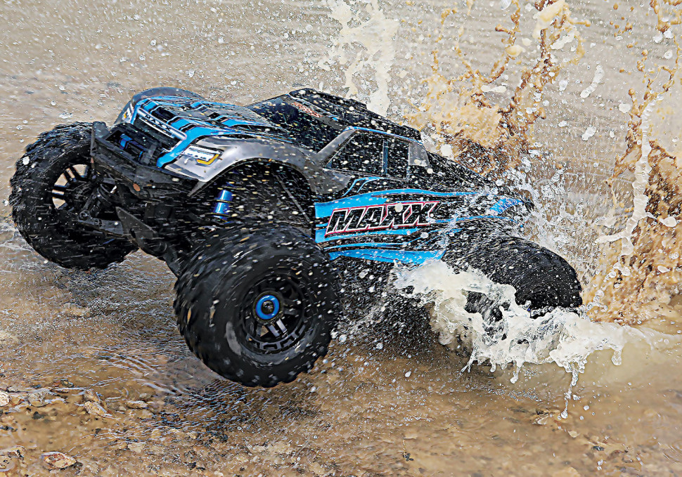 Радиоуправляемый монстр Traxxas Maxx 4WD RTR масштаб 1:10 2.4G - TRA89076-4-Bl