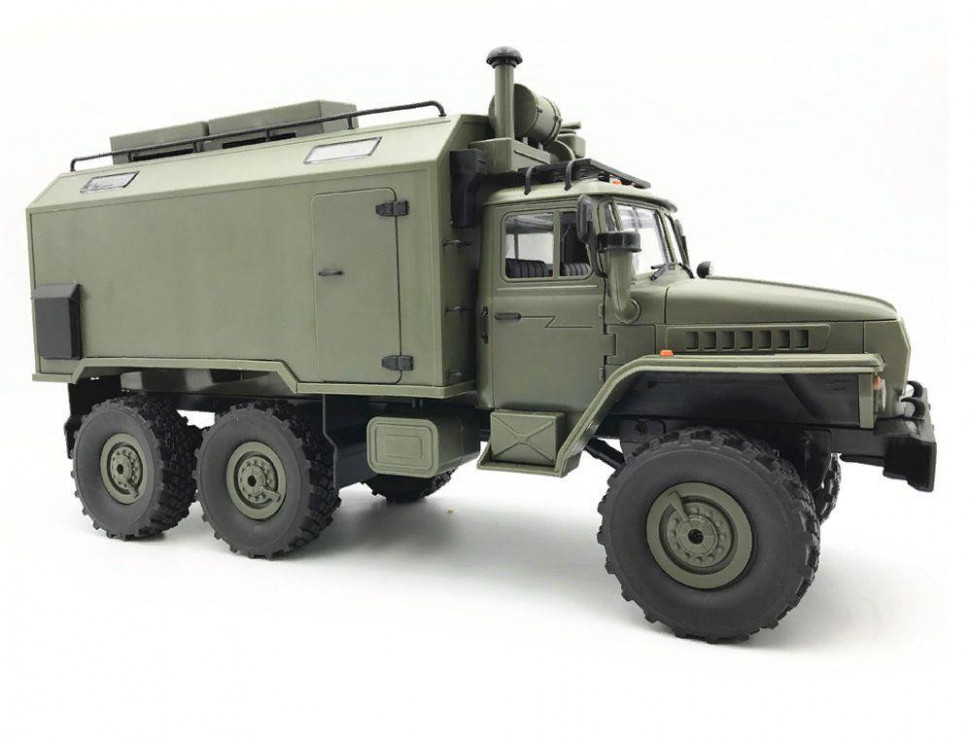 Радиоуправляемый внедорожник WPL Советский военный грузовик *Урал* 4WD RTR масштаб 1:16 2.4G - WPLB-36