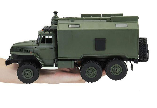 Радиоуправляемый внедорожник WPL Советский военный грузовик *Урал* 4WD RTR масштаб 1:16 2.4G - WPLB-36