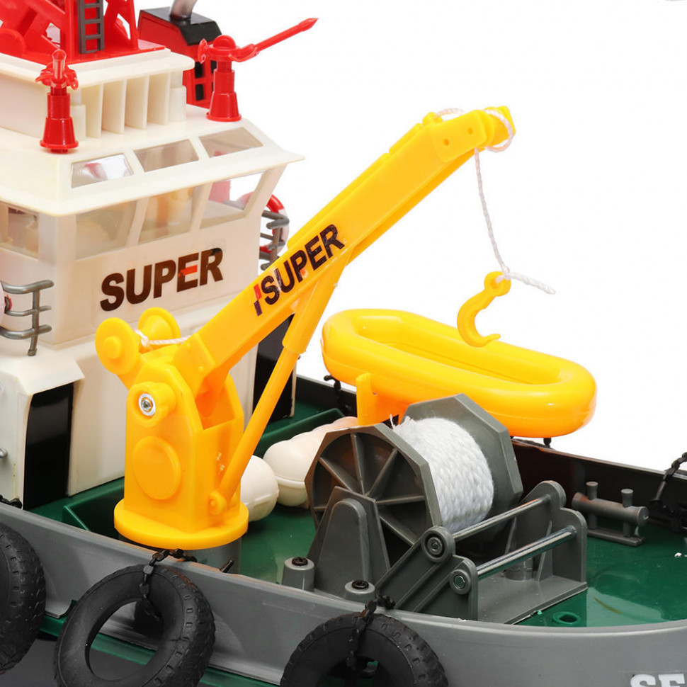 Радиоуправляемый буксир Heng Long Seaport Work Boat 40Mhz - 3810