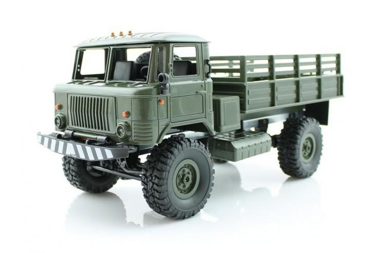 Радиоуправляемая машина WPL Газ 66 грузовая 1|16 + акб RTR 2.4G - WPLB-24-Green