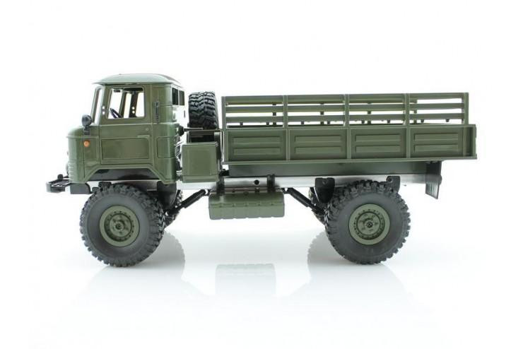 Радиоуправляемая машина WPL Газ 66 грузовая 1|16 + акб RTR 2.4G - WPLB-24-Green
