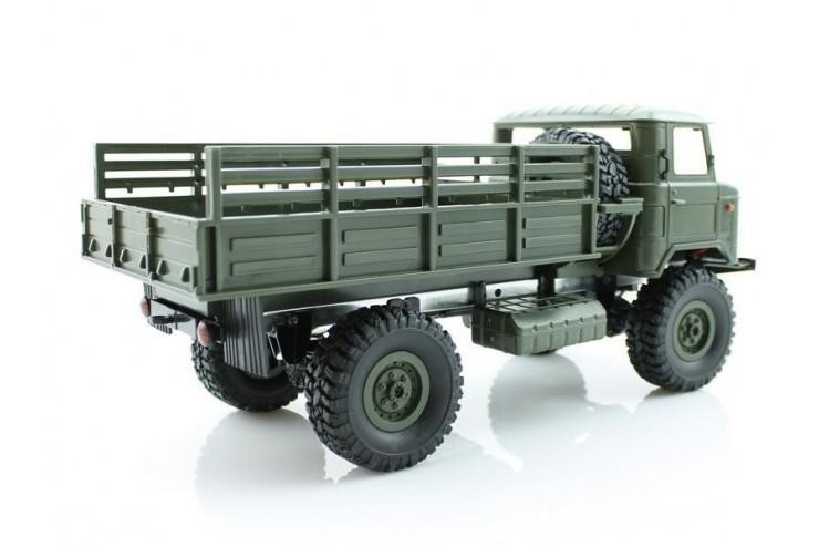 Радиоуправляемая машина WPL Газ 66 грузовая 1|16 + акб RTR 2.4G - WPLB-24-Green