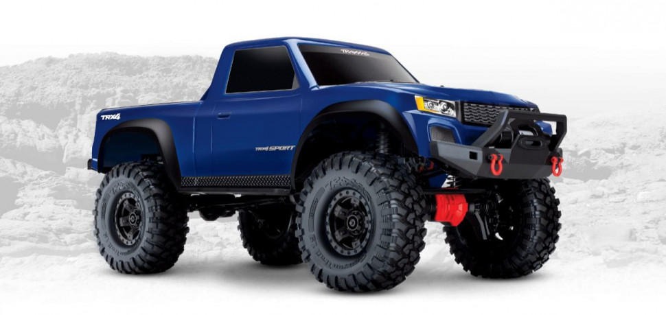 Радиоуправляемый трофи TRAXXAS TRX-4 Sport 4WD RTR масштаб 1:10 2.4G - TRA82024-4-BL
