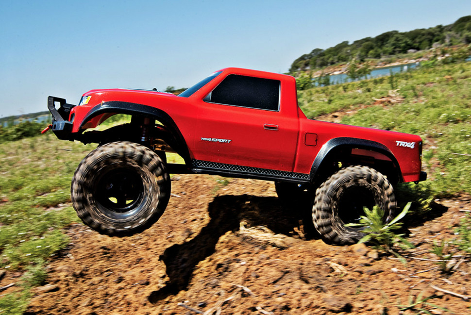 Радиоуправляемый трофи TRAXXAS TRX-4 Sport 4WD RTR масштаб 1:10 2.4G - TRA82024-4-BL