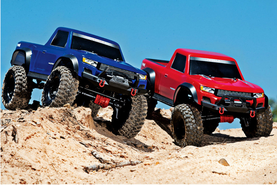 Радиоуправляемый трофи TRAXXAS TRX-4 Sport 4WD RTR масштаб 1:10 2.4G - TRA82024-4-BL
