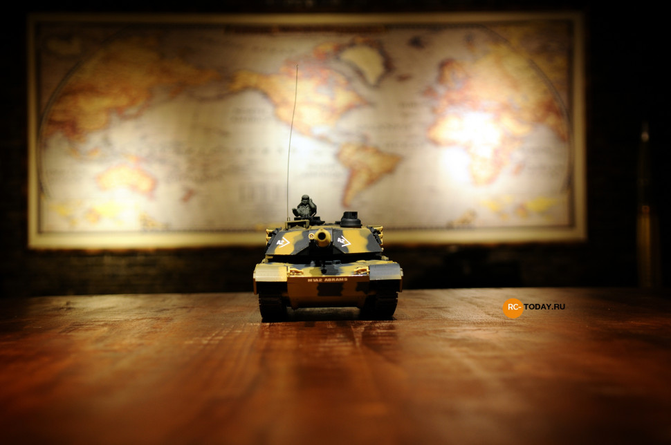 Радиоуправляемый танк Heng Long M1A2 Abrams Tank масштаб 1:24 40МГц - 3816