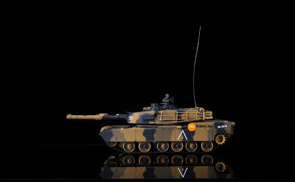 Радиоуправляемый танк Heng Long M1A2 Abrams Tank масштаб 1:24 40МГц - 3816
