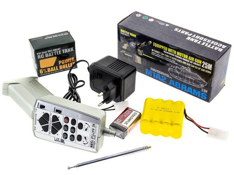 Радиоуправляемый танк Heng Long M1A2 Abrams Tank масштаб 1:24 40МГц - 3816