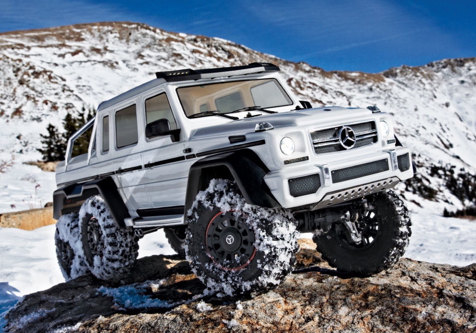 Радиоуправляемый краулер TRAXXAS TRX-6 Mercedes-Benz G 63 AMG RTR 6WD масштаб 1:10 2.4G - TRA88096-4-W