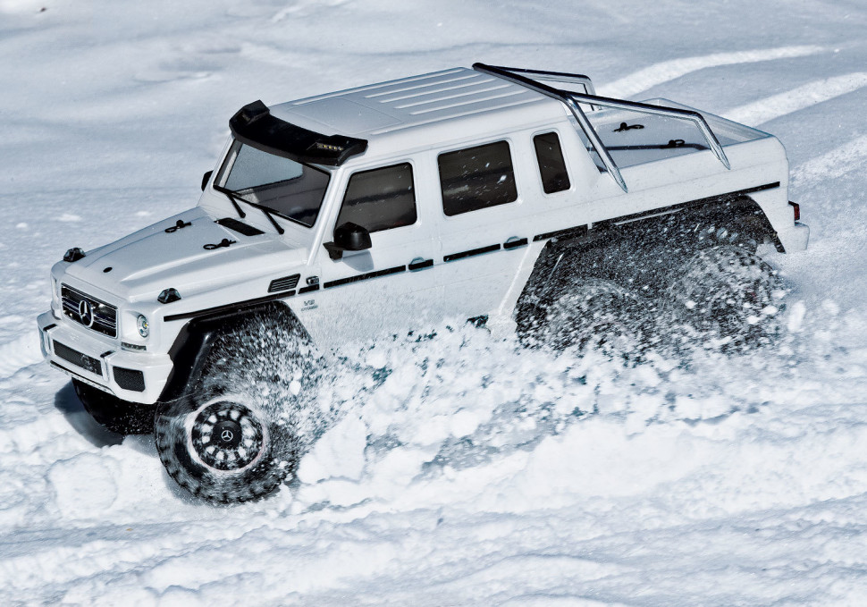 Радиоуправляемый краулер TRAXXAS TRX-6 Mercedes-Benz G 63 AMG RTR 6WD масштаб 1:10 2.4G - TRA88096-4-W