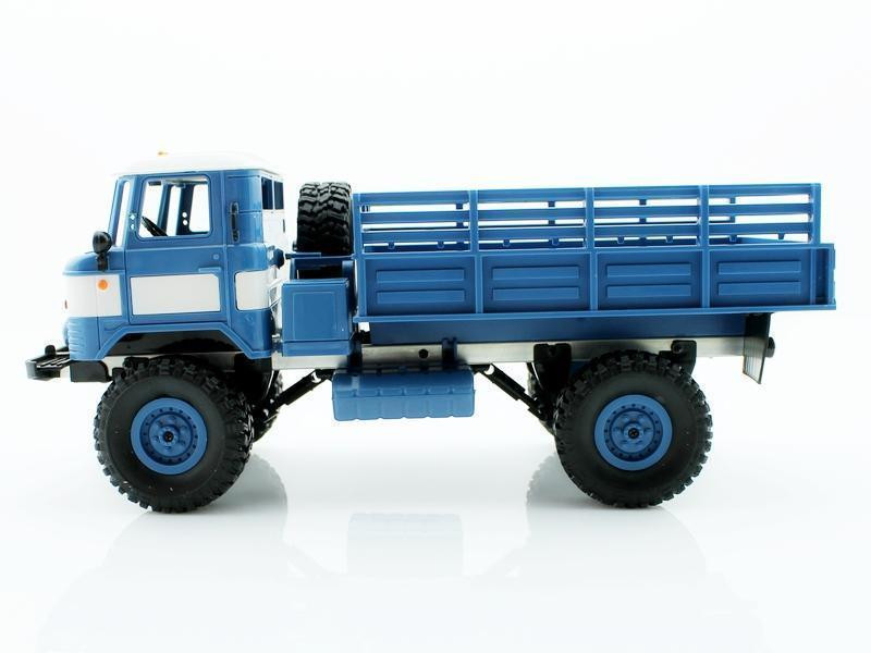 Радиоуправляемая машина WPL Газ 66 грузовая 1|16 + акб RTR 2.4G - WPLB-24-Blue