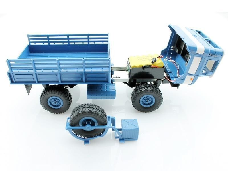 Радиоуправляемая машина WPL Газ 66 грузовая 1|16 + акб RTR 2.4G - WPLB-24-Blue