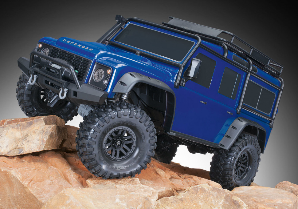 Радиоуправляемый краулер TRAXXAS TRX-4 Scale and Trail Crawler 4WD RTR масштаб 1:10 2.4G - TRA82056-4-BL