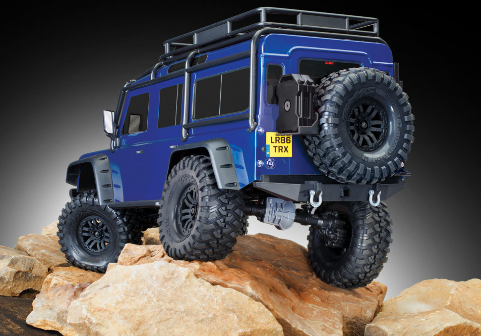 Радиоуправляемый краулер TRAXXAS TRX-4 Scale and Trail Crawler 4WD RTR масштаб 1:10 2.4G - TRA82056-4-BL