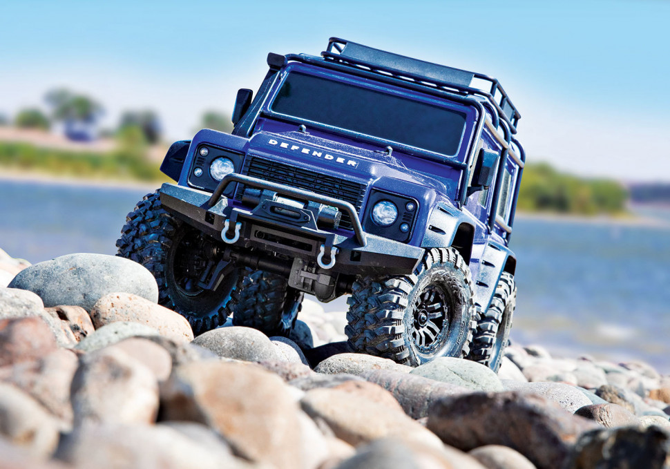 Радиоуправляемый краулер TRAXXAS TRX-4 Scale and Trail Crawler 4WD RTR масштаб 1:10 2.4G - TRA82056-4-BL