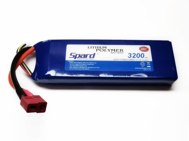 Аккумулятор Spard Li-Po 11.1V 3200mAh 25C, T-Plug - YT6842125EH