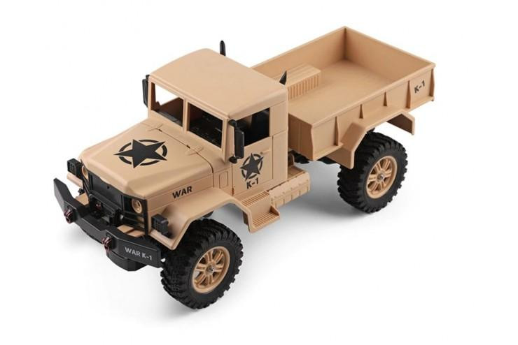 Радиоуправляемый внедорожник WL Toys Army Truck 4WD RTR масштаб 1:12 2.4G - WLT-124301