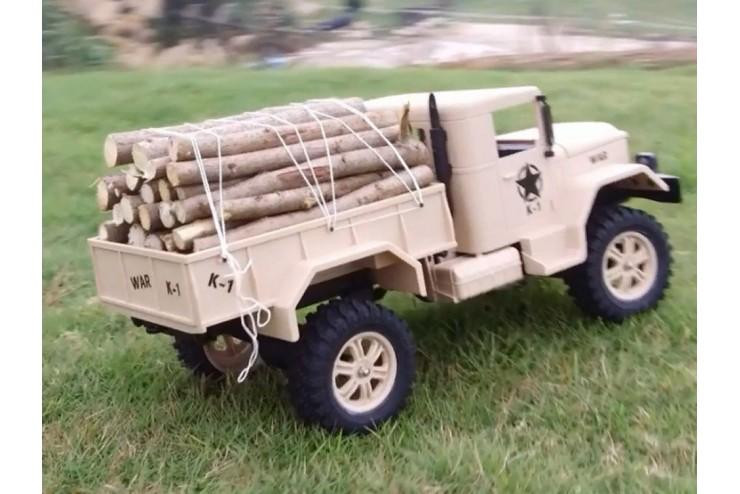 Радиоуправляемый внедорожник WL Toys Army Truck 4WD RTR масштаб 1:12 2.4G - WLT-124301