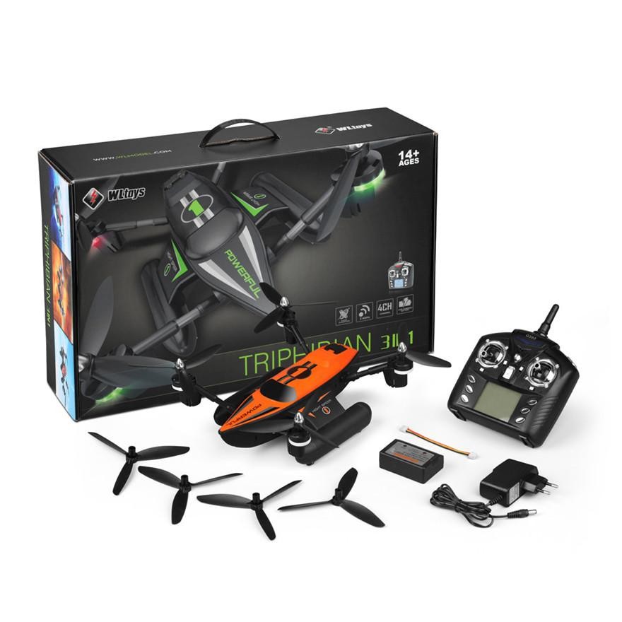 Радиоуправляемый квадрокоптер WL Toys Triphibian RTF 2.4G - Q353