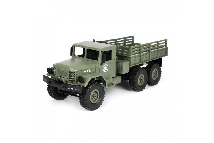 Радиоуправляемый военный грузовик WPL Army Truck 6WD RTR масштаб 1:16 2.4G - B-16