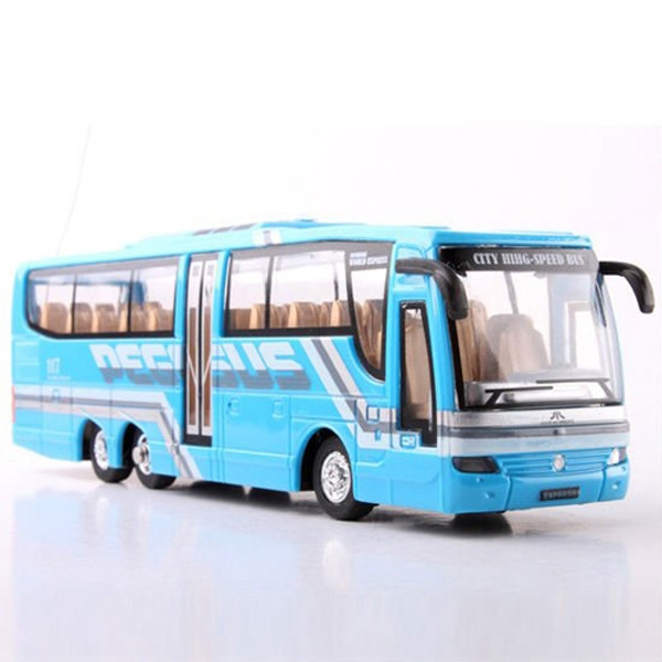 Радиоуправляемый автобус Shantou Gepai City Express Bus масштаб 1:76 - 2014A1-4