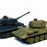 Радиоуправляемый танковый бой Huan Qi Т34 и Tiger масштаб 1:28 RTR - 508-555