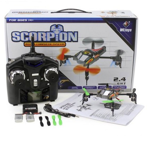Радиоуправляемый квадрокоптер WL Toys V202 Scorpion 2.4G - V202