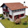 Сборная деревянная модель деревенского дома Artesania Latina Chalet en kit de Caserio con carro, масштаб 1:72 - AL30610N