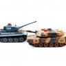 Радиоуправляемый танковый бой Huan QI Tiger vs Leopard масштаб 1:28 2.4G - 508C