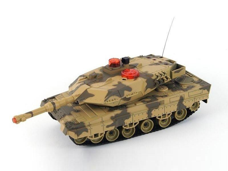 Радиоуправляемый танковый бой Huan QI Tiger vs Leopard масштаб 1:28 2.4G - 508C