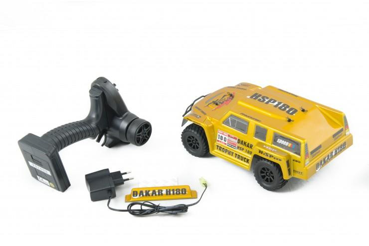 Радиоуправляемый шорт-корс трак HSP Dakar H180 Trophy 4WD RTR масштаб 1:18 2.4G - 94825