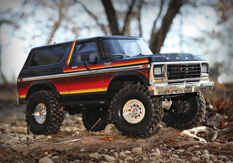 Радиоуправляемый краулер Traxxas Ford Bronco 4WD RTR масштаб 1:10 2.4G - TRA82046-4-OR