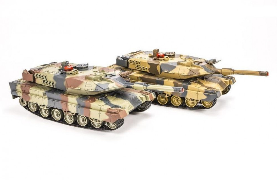 Радиоуправляемый танковый бой 2.4G Abrams vs Abrams масштаб 1:24 Huan QI - 558(2.4G)