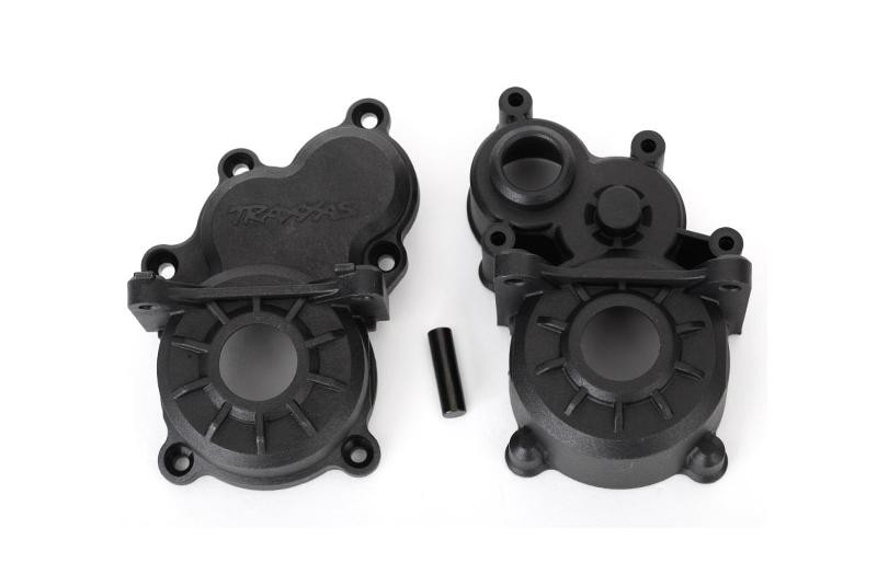 Половинки коробки передач (передняя и задняя) Gearbox halves (front and rear)| idler gear shaft - TRA8691
