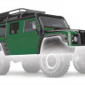 Корпус Land Rover Defender (зеленый, с аксессуарами обвеса) - TRA8011G
