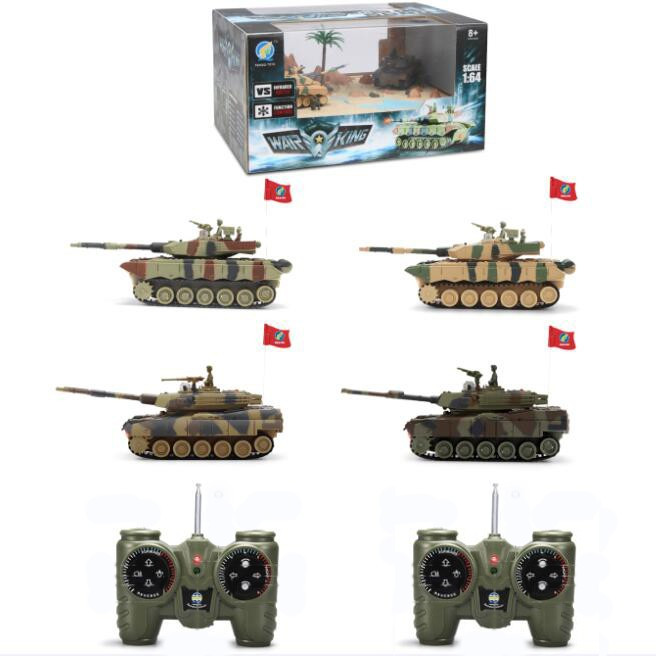 Радиоуправляемый мини танковый бой CS toys - 9819