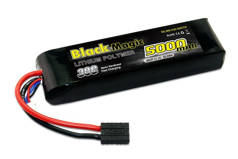Аккумулятор Black Magic 11.1V 5000mAh 45C Li-Po Softcase TRX plug - BM-A45-5003TR