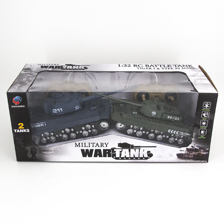 Радиоуправляемый танковый бой Тигр и Type 99 масштаб 1:32 27MHz, 40MHz - 369-22