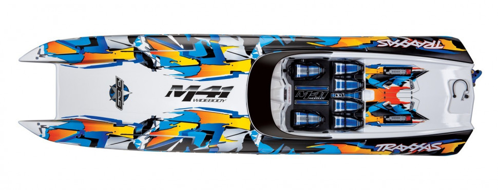 Радиоуправляемый катер Traxxas DCB M41 Widebody TSM RTR 2.4G - TRA57046-4-OR