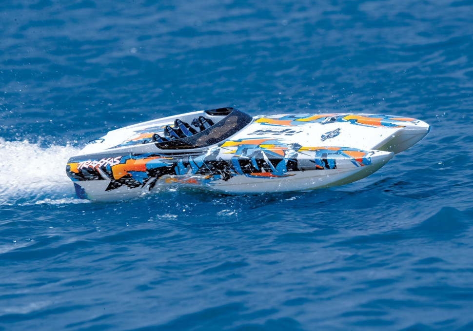Радиоуправляемый катер Traxxas DCB M41 Widebody TSM RTR 2.4G - TRA57046-4-OR