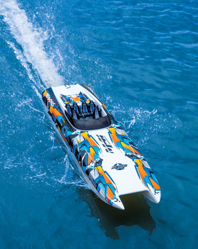 Радиоуправляемый катер Traxxas DCB M41 Widebody TSM RTR 2.4G - TRA57046-4-OR