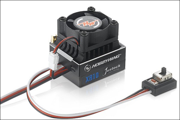 Бесколлекторный сенсорный регулятор Justock XR10 для автомоделей масштаба 1:10 синий - HW-Justock-XR10