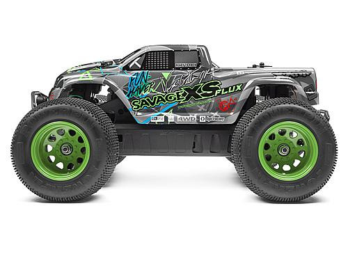 Радиоуправляемый монстр HPI SAVAGE XS FLUX Vaugn Gitting JR 4WD RTR масштаб 1:12 2.4G - HPI-115967