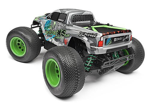 Радиоуправляемый монстр HPI SAVAGE XS FLUX Vaugn Gitting JR 4WD RTR масштаб 1:12 2.4G - HPI-115967