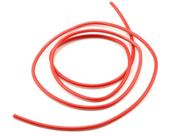 Провод многожильный 14AWG, красный (1м) 2.08мм2 - AM-14AWG-R