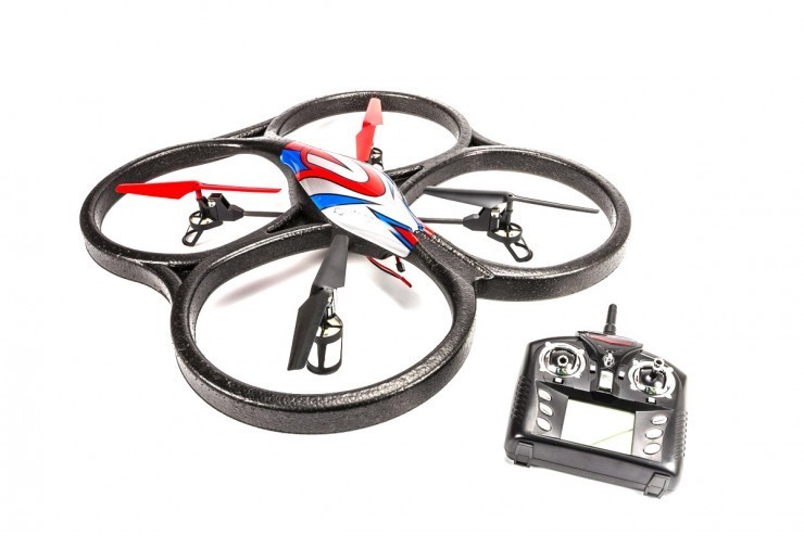 Радиоуправляемый квадрокоптер WL Toys V262 Camera Cyclone UFO Drones 2.4G - V262c