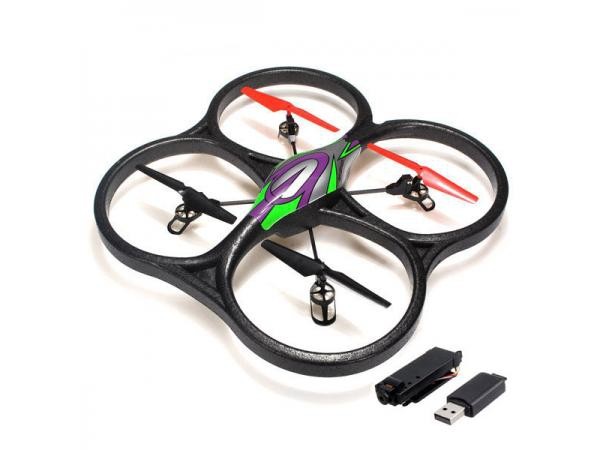 Радиоуправляемый квадрокоптер WL Toys V262 Camera Cyclone UFO Drones 2.4G - V262c