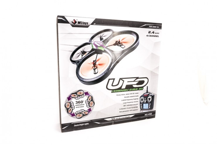 Радиоуправляемый квадрокоптер WL Toys V262 Camera Cyclone UFO Drones 2.4G - V262c